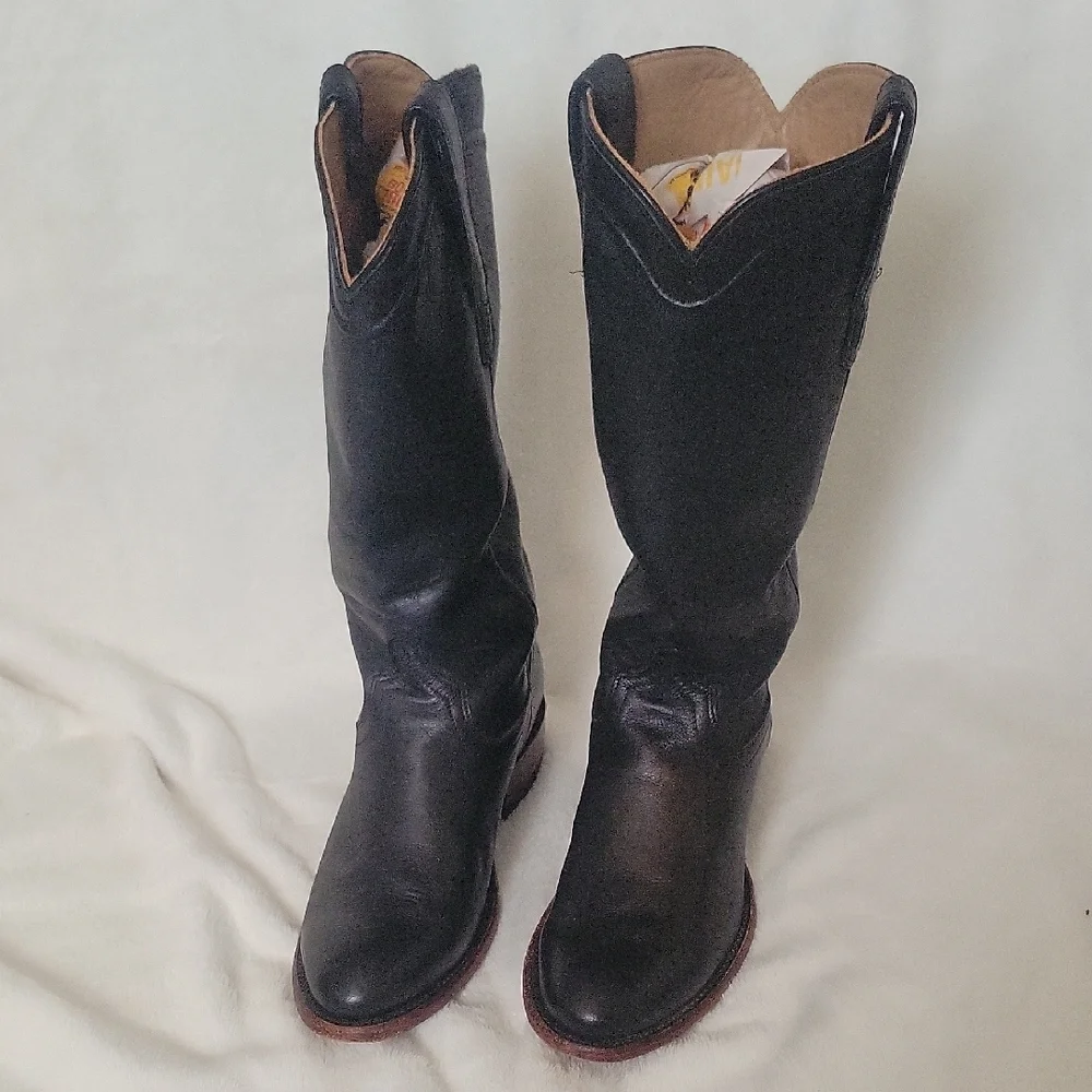 Tecovas Black Leather  Boots